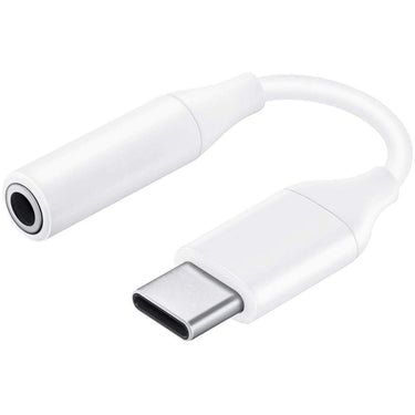 Bulk Pack Samsung Headset Adaptor - USB-C to 3.5mm - White - Accessories